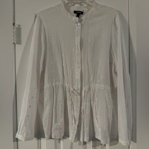 Torrid 2x White Blouse